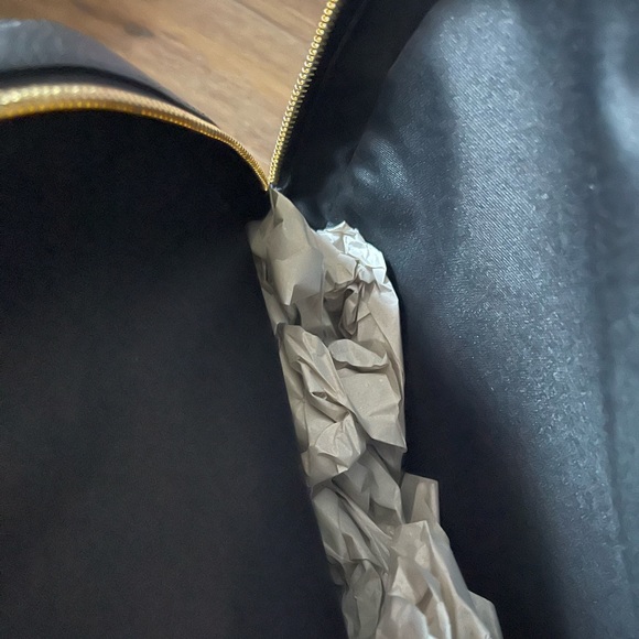 COACH-NWT Black Leather Medium Size Backpack - Picture 10 of 16